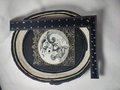 Nightmare Embroidered Rope Basket, Handmade Rope Basket with Jack and Sally Embroidery