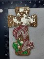 Lily Cross Bookmark, Easter Bookmark