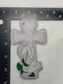 Lily Cross Bookmark, Easter Bookmark