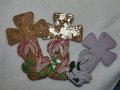 Lily Cross Bookmark, Easter Bookmark