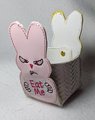 Disgruntled Peeps Egg Holder, Easter egg holder, Angry Bunny