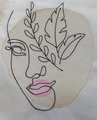 COMPLETE SET, Save Big, Seven Embroidery Designs! Continuous Line Embroidery Designs, Sketch Embroidery Designs, Digital Download, Two Sizes