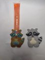 Raccoon Ice Pop Holder, Floral Raccoon Popsicle Holder