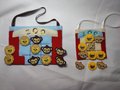 Zoo Tic-tac-toe Travel Game, Customizable Colors, Add Name, Lion and Monkey Markers