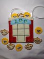 Zoo Tic-tac-toe Travel Game, Customizable Colors, Add Name, Lion and Monkey Markers