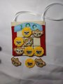 Zoo Tic-tac-toe Travel Game, Customizable Colors, Add Name, Lion and Monkey Markers