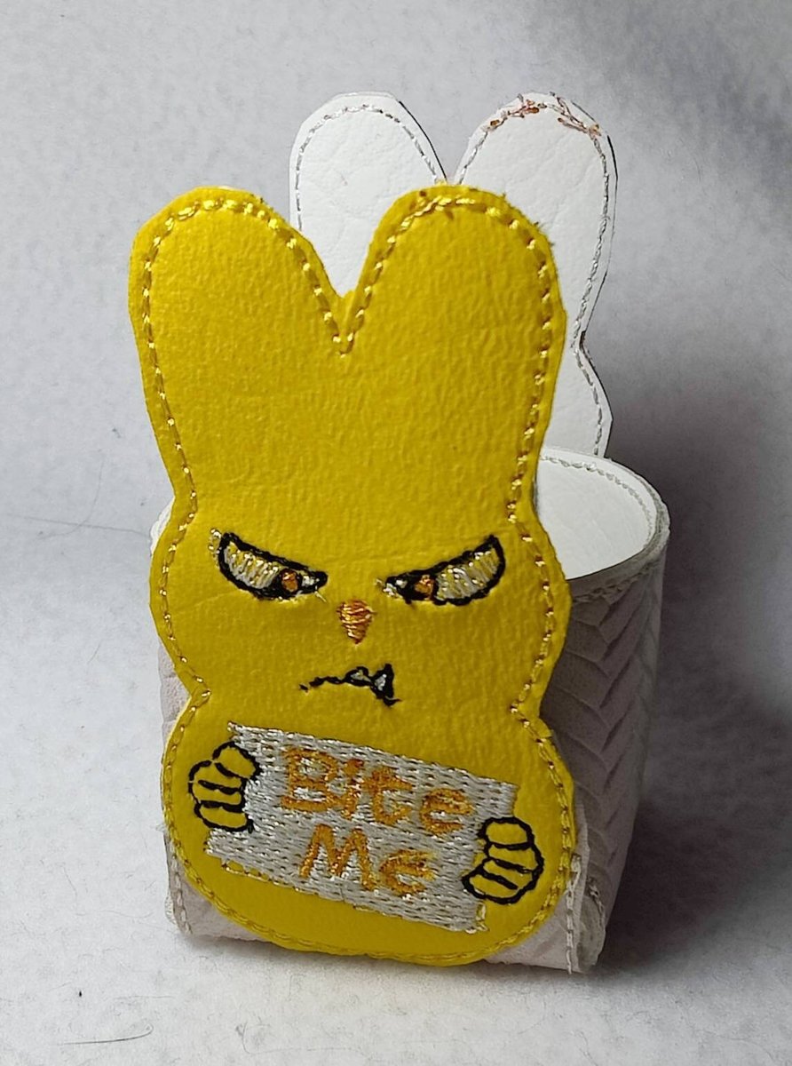 Disgruntled Peeps Egg Holder, Easter egg holder, Angry Bunny