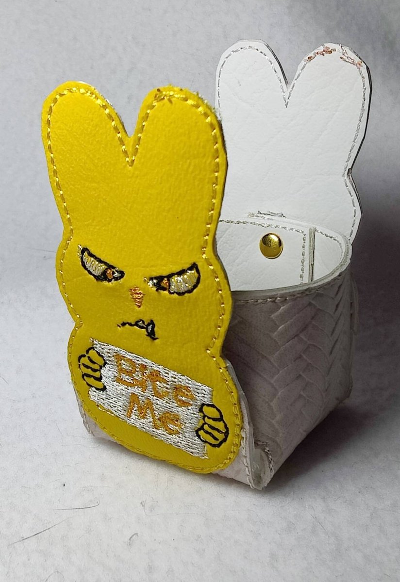 Disgruntled Peeps Egg Holder, Easter egg holder, Angry Bunny