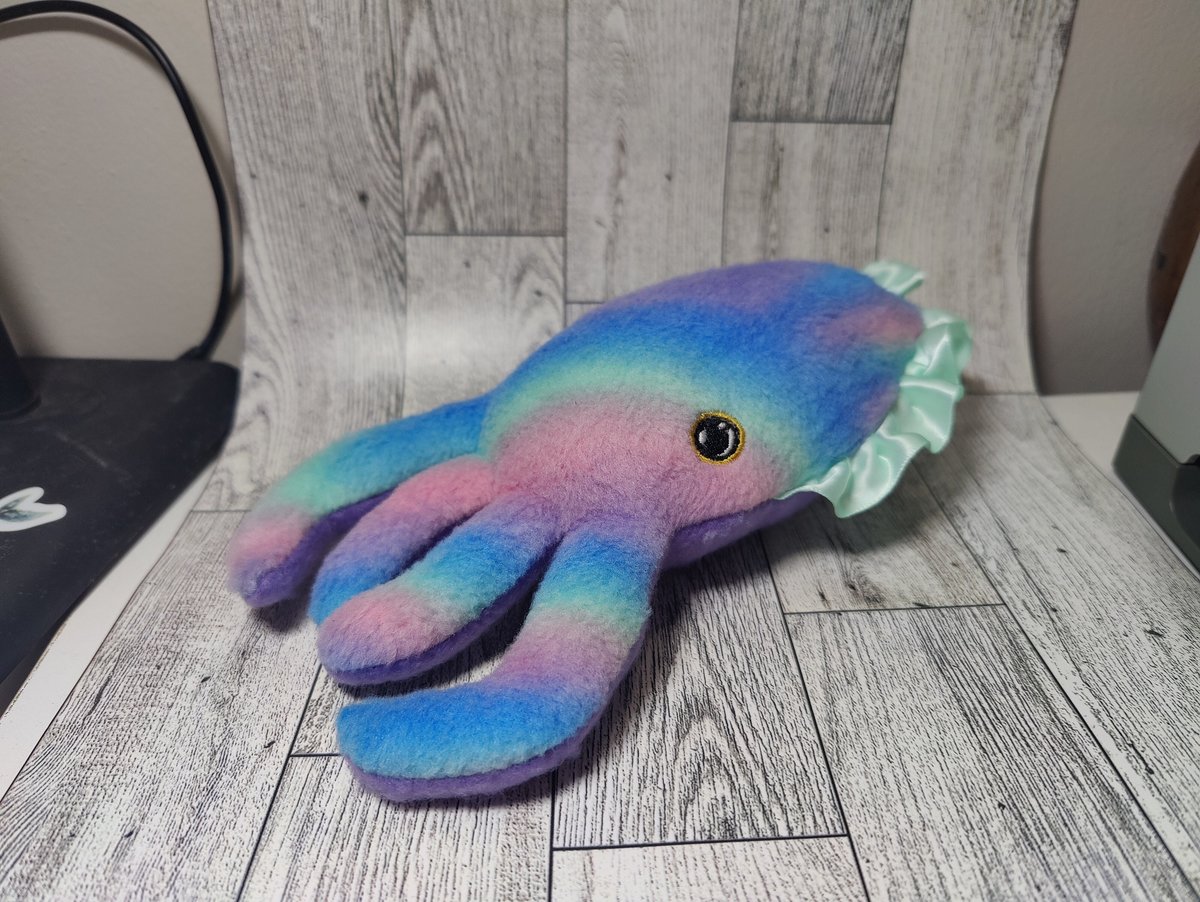 Cuttlefish Stuffie, Cute Cuttlefish Toy Plushie