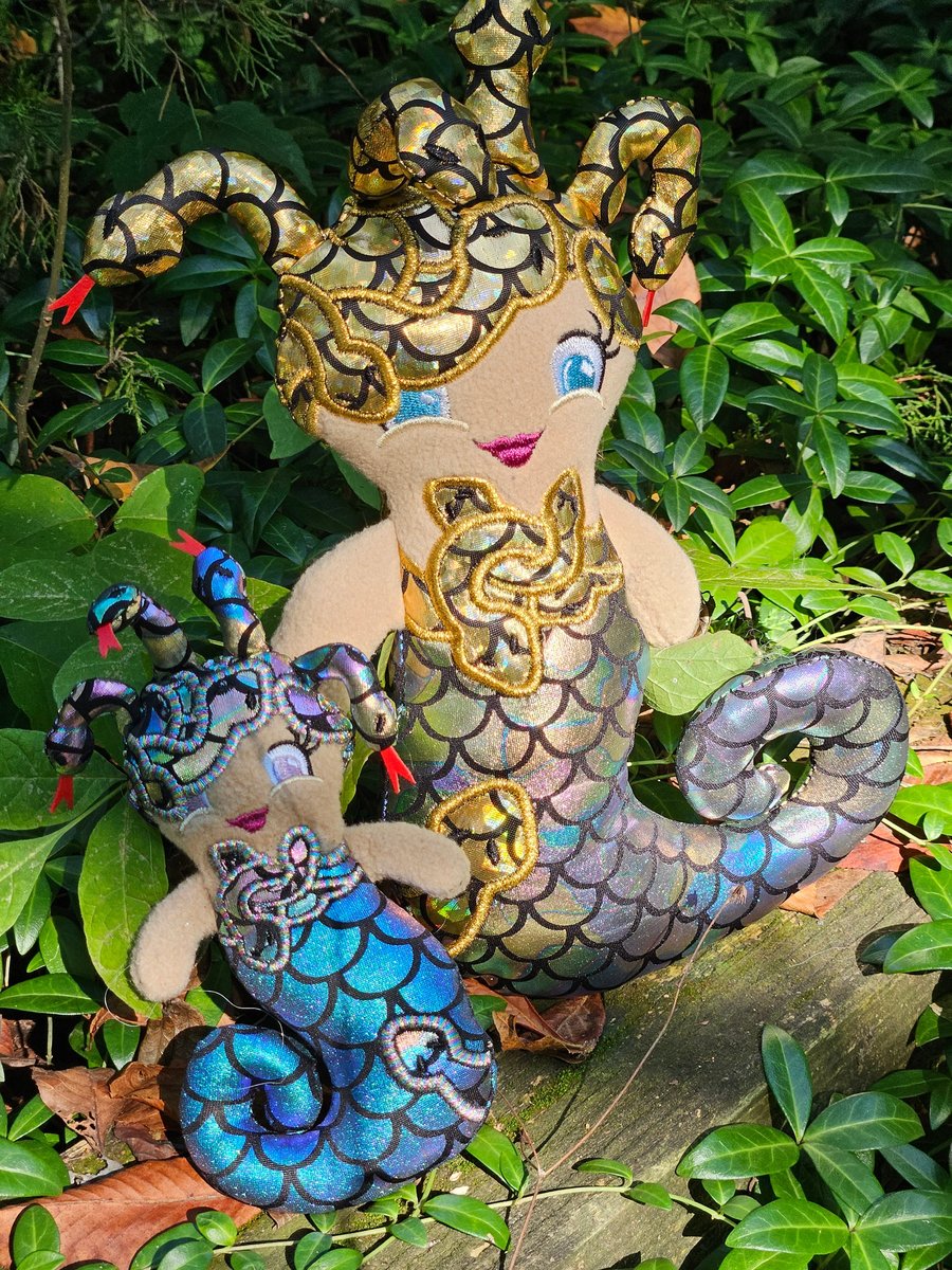 Medusa Stuffie, Mythical Creature Medusa Plushie