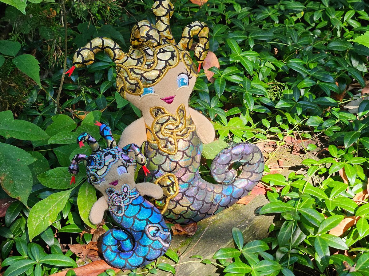 Medusa Stuffie, Mythical Creature Medusa Plushie